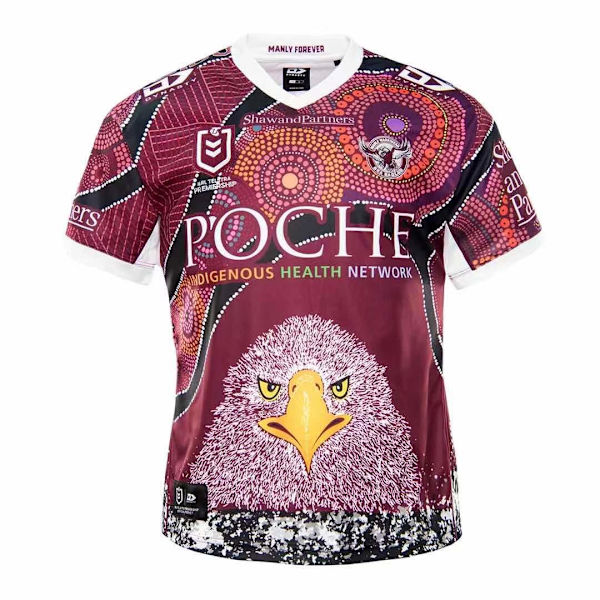 Mordely 2021 ea Eagles Junior Replica Indigenous Jersey S