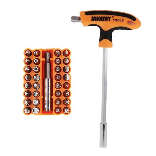 32 In 1 T-handle Labor-saving Hardware Screwdriver Set