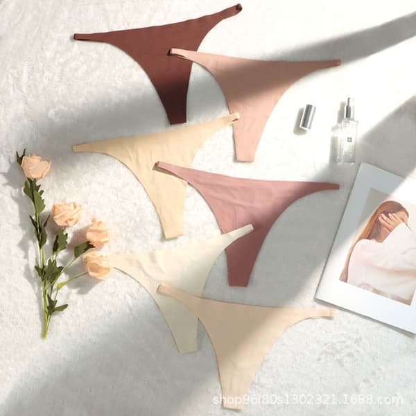 Mordely Trosor för kvinnor exig stringtrosa BEIGE beige S