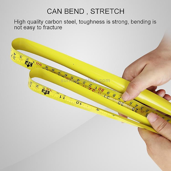 Stainless Steel Tape Measure Portable Mini Ruler Length: 5 Meters; Width: 19mm