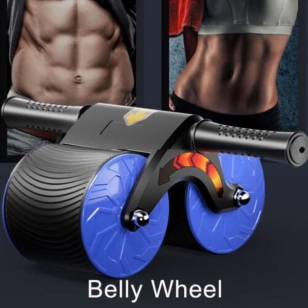 Mordely Maghjul Automatisk Rebound Fitness Roller RÖD Red