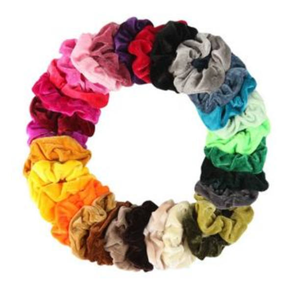 Mordely 36st Velvet hair Scrunchies, hårsnoddar , hårband , Hair bands m