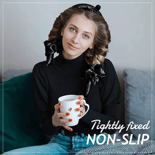 Mordely Heatless Curling Rod Headband