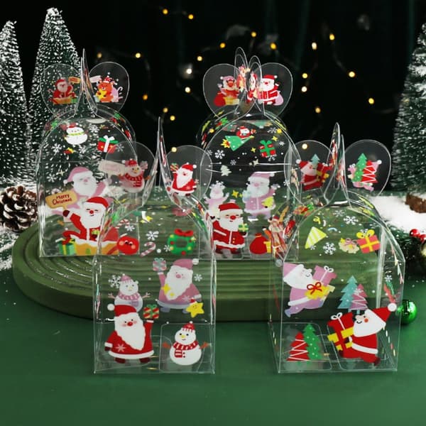 Mordely 5 st Julklappslåda Juläppellåda D
