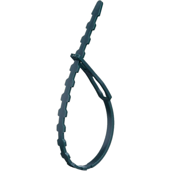 Mordely 50 Piece Adjustable Plant Tie And Support, 170mm X 8mm Dark Green