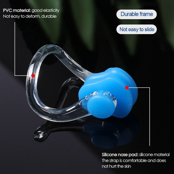 Mordely 4 set Nose Clip Öronpropp VIT White