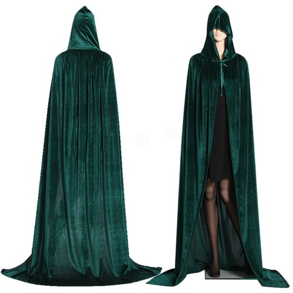 Mordely Velvet Cloak Cape Ghost Capes BLÅ blue