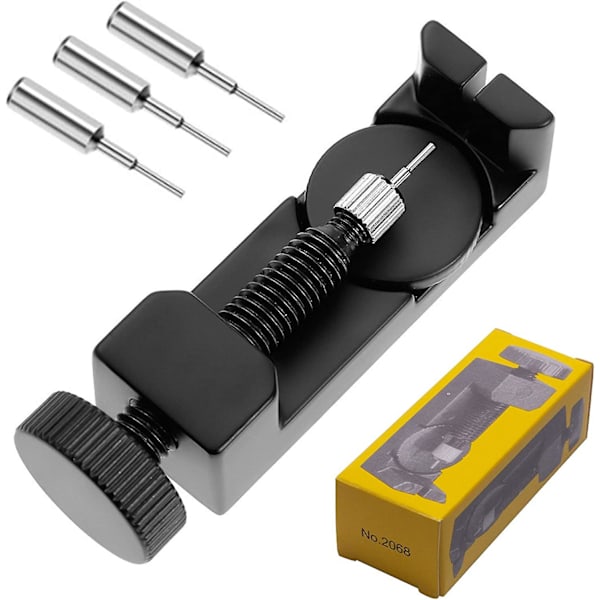 Snowtian Watch Strap Link Pin Remover Kit, Watch Pin Punch Kit Watchmaker Tool For Watch Repair, Watch Strap Link Pin Remover Instrument Adjustment, F