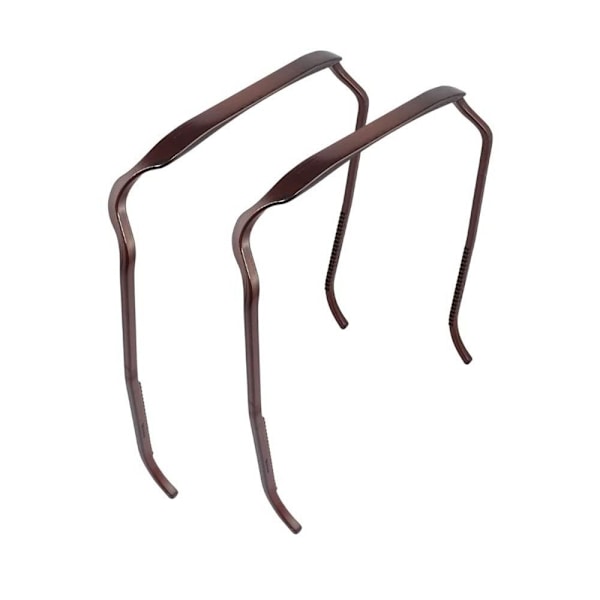 Mordely 1 st Invisible Hair Hoop Hår Pannband SVART Black
