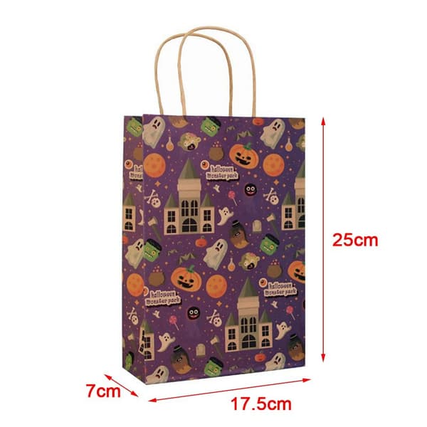 Halloween papperspåse Cookie Candy Bag STIL 2 STIL 2 Style 2
