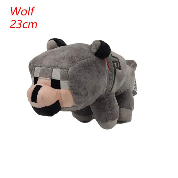 Mordely Minecraft Toys Game Doll WOLF-23CM