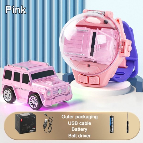 Mordely Watch Toy Barns Mini Elbil Racing Fjärrkontroll silver