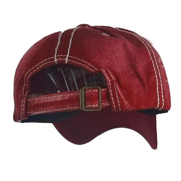 Mordely Broderi Baseball Kepsar Distressed Blekt cap KAFFE coffee