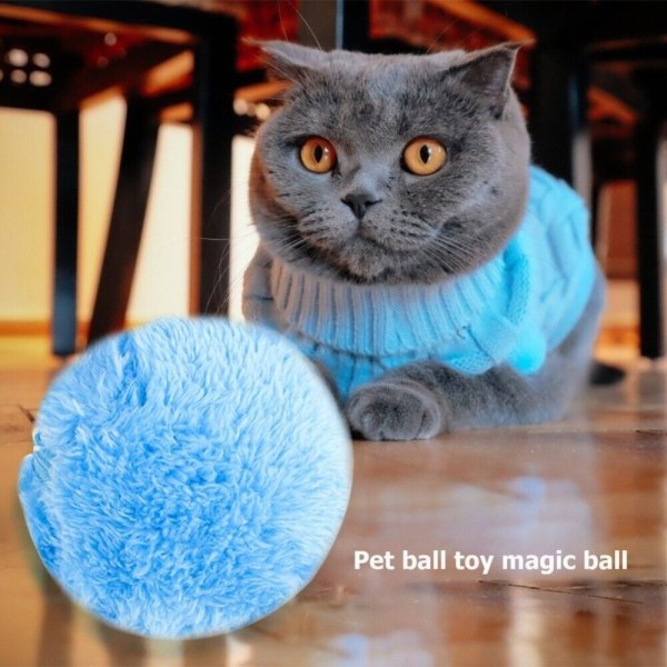 Mordely Magic Roller Ball Toy Automatisk Pet Hund Cat Active Rolling Ball