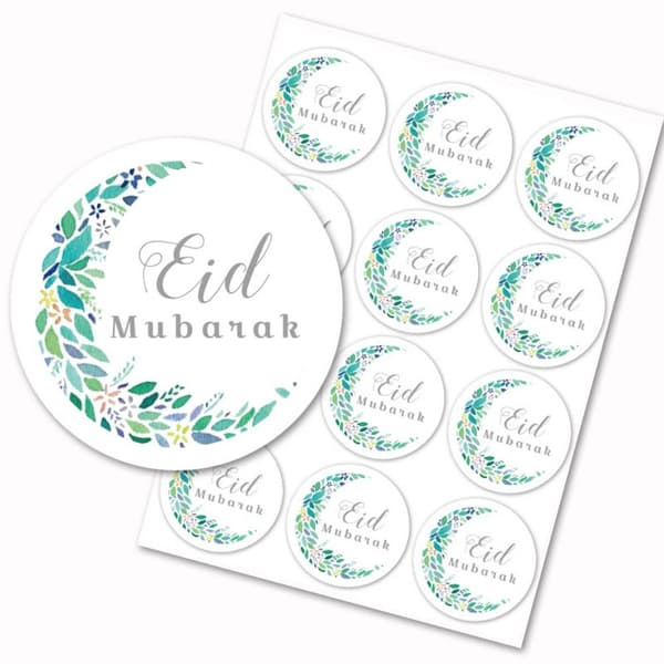 Mordely 144 STK EID Mubarak Sticker Lable Seal Stickers
