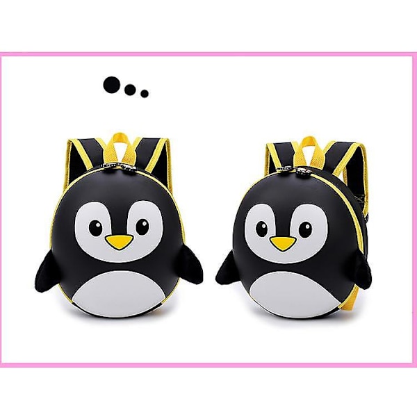Penguin Skolväska Barn Ryggsäck Cartoon Mini Söt Skolväska black