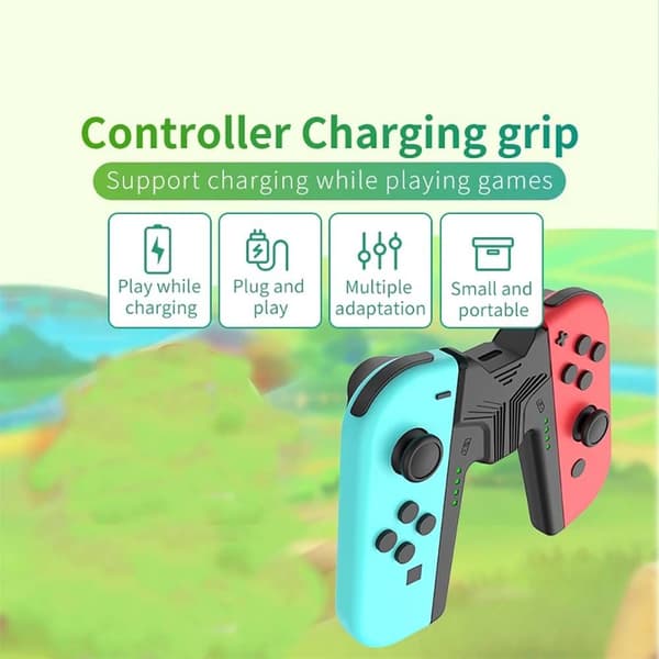 Mordely för Nintendo Switch Joycon Game Charging Grip