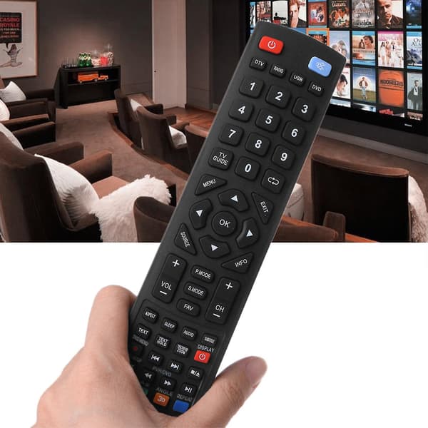 Mordely Tv Remote Control Replacement For Alba Bush Technika Media Player Accessories