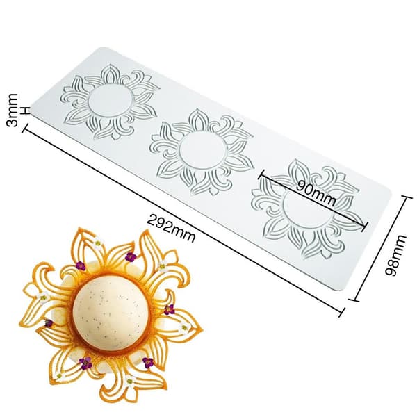 Mordely Blomma Äppelpäronkaka Form 05
