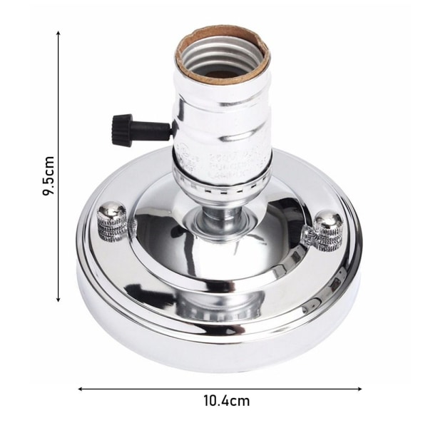 Mordely E27 E26 Lamphållare Ljus Skruvsockel GOLD1 GULD1 gold1