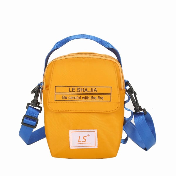2023 Ladies Small Messenger Bag Vintage Shoulder Bag Square Wallet Letter Messenger Bag A916-855 Yellow
