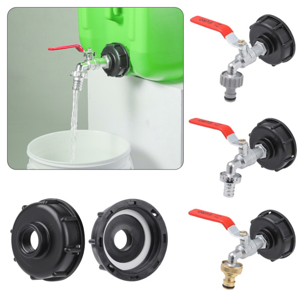Mordely Til IBC Adapter Slangefitting 1-PLASTIC 1-Plastic