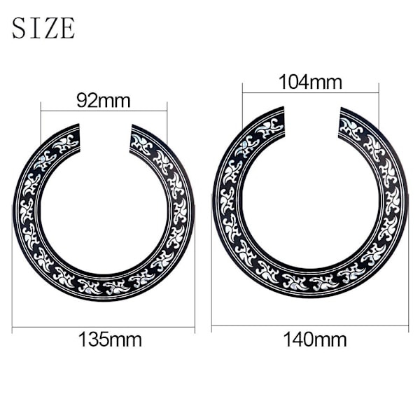 Mordely Ljudhålsdekal Gitarrdekal 92MM
