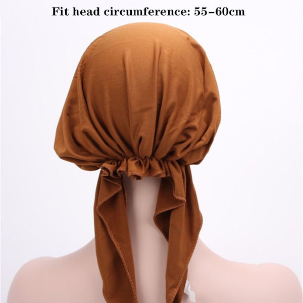 Mordely Turban Hatt Muslim Wrap BRUN brown