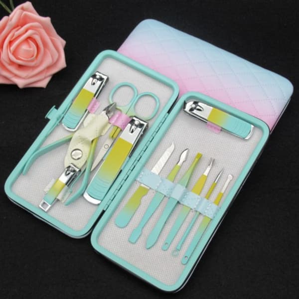 7-18st Nagelklippare Pedikyrset 12ST 12ST 12Pcs