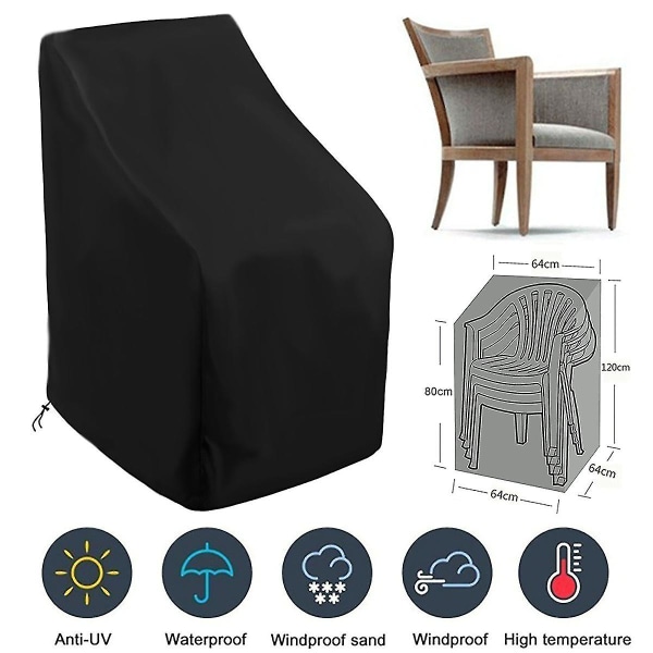 Mordely Waterproof Chair Cover High Backrest Outdoor Garden Patio