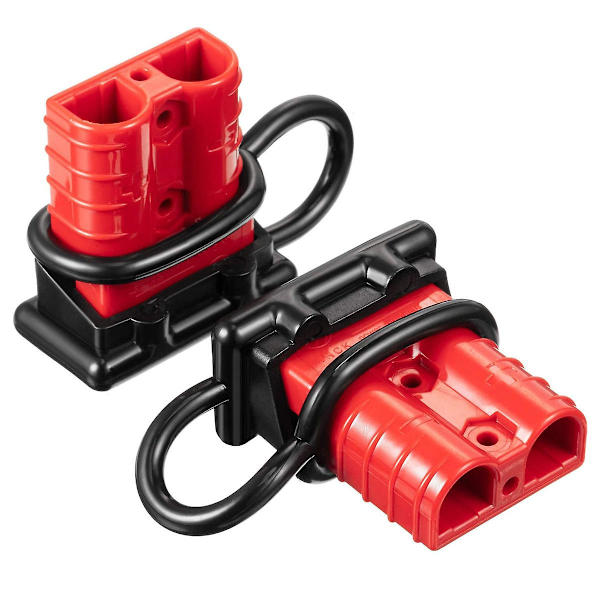 600v 50a Batteri Trailer Quick Charge Plug2set-röd