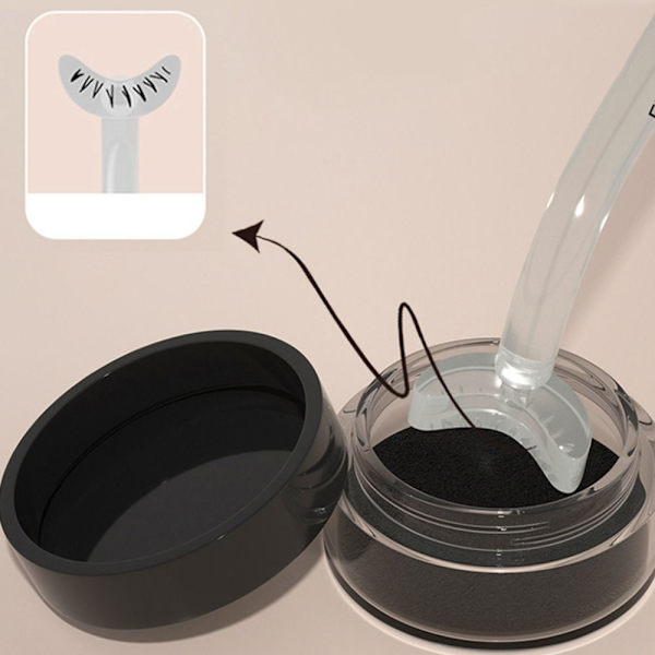 Mordely Lösögonfransstämpel Nedre ögonfranstryck TRANSPARENT 2 2 transparent 2-2