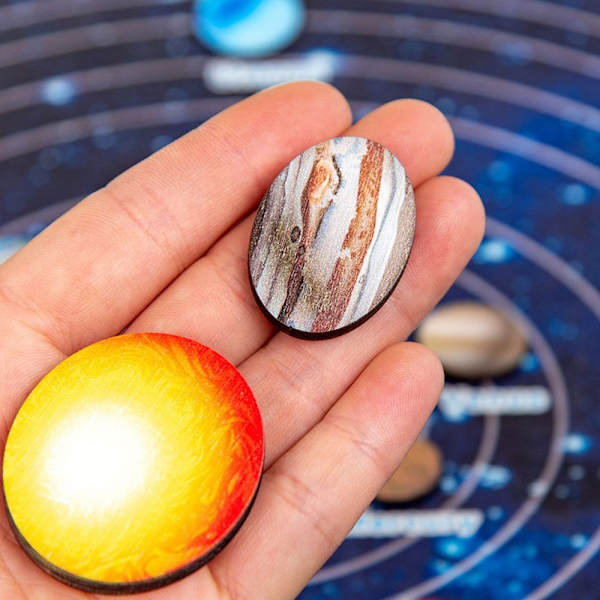 Solar System Jigsaw Planets Cognition 3
