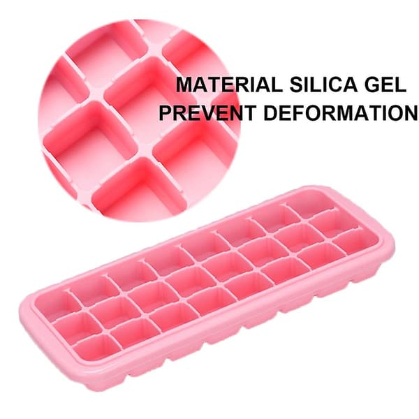 Mordely Ice Cube Trays, Ice Cube Molds With Lid,ice Trays Stackable