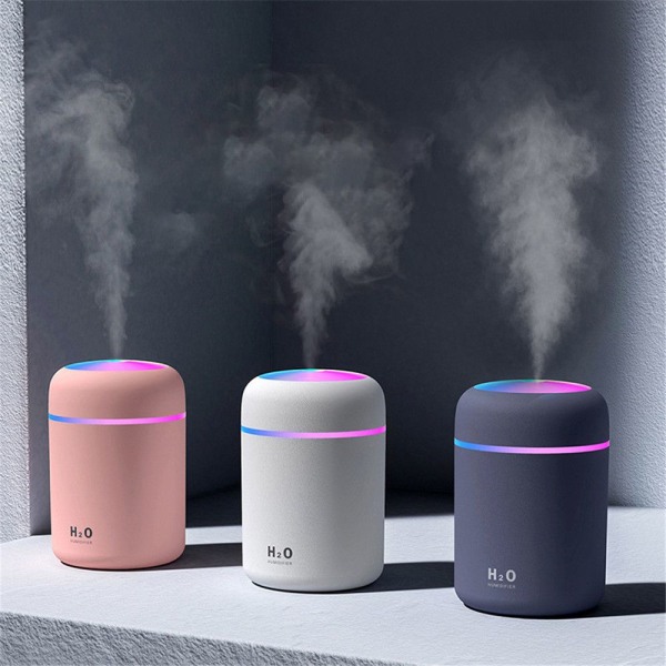 Mordely Essential Diffuser Air Aromatherapy LED Aroma pink