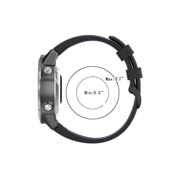 Mjukt watch till Garmin Approach S62 vit white