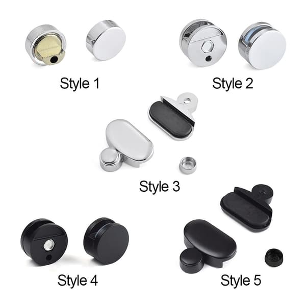 Mordely 4st Glasspegel Hinger Mirror Clip STYLE 5 Style 5