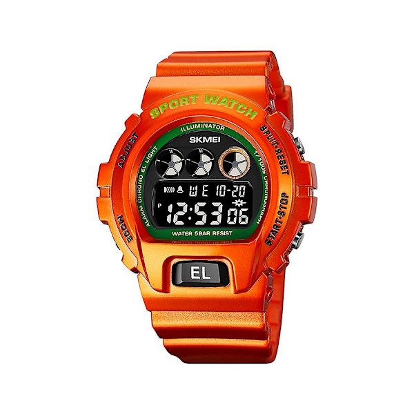 Mordely Men's Fashion Outdoor Sports Multifunction Alarm 5bar Waterproof Digital Watch 1813