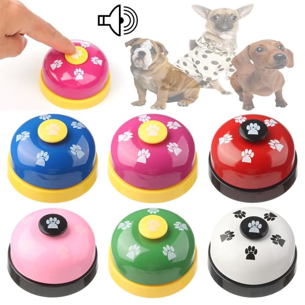 Mordely Pet Bell Ring Training Bell VIT white