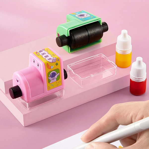 Mordely Matematisk Roller Aritmetisk Matematisk Stämpel GRÖN Green