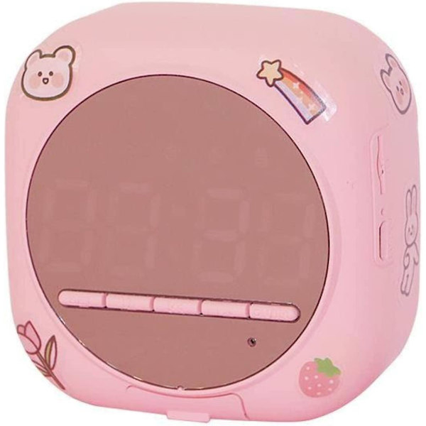 Mordely Nc Mini Portable Wireless Bluetooth Speaker Student Mini Alarm Clock Small Speaker Table Clock Girls Like It