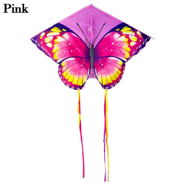 Mordely Butterfly Triangle Kite 50/100Meter Drake ROSA ROSA