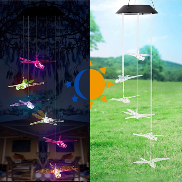 Mordely LED Wind Chime Solar Light 3