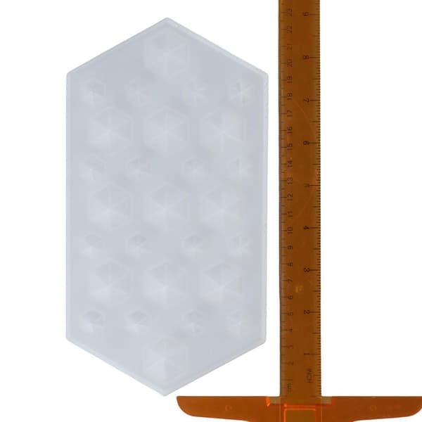 Mordely 2st 3D Gem molds för hartshantverk