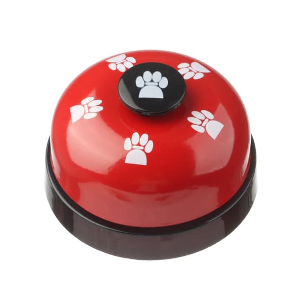 Mordely Pet Bell Ring Training Bell RÖD red