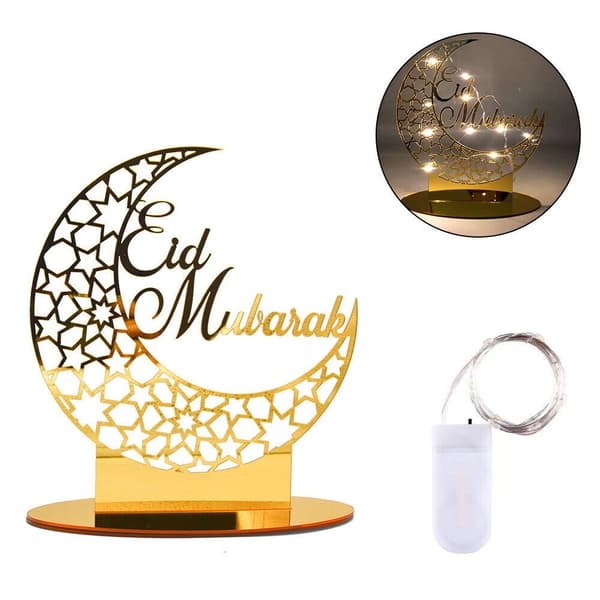 Mordely Eid Mubarak Ornaments Ramadan Decortion