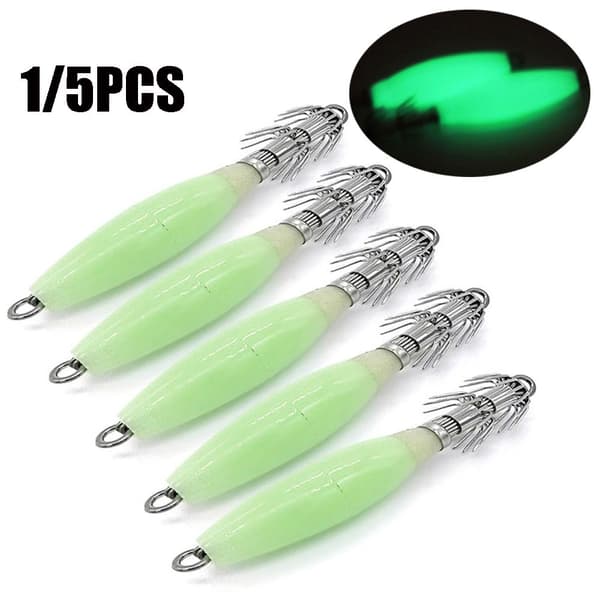 Mordely 1/5ST Squid Hook Octopus Bait 5ST - 10,5CM 5PCS - 10.5cm