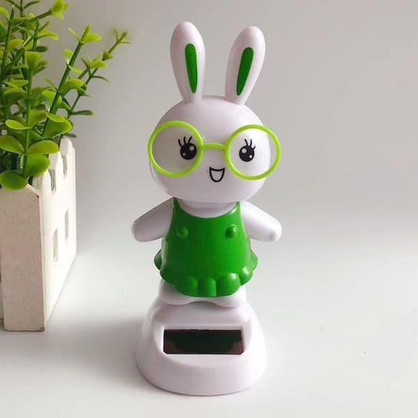 Mordely Solar Dansleksaker Swinging Rabbit Dancer ROSA Pink