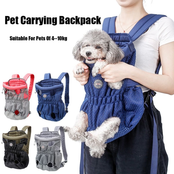 Mordely Pet Go Out Ryggsäck Messenger Bag Pet Carrier BLÅ blue