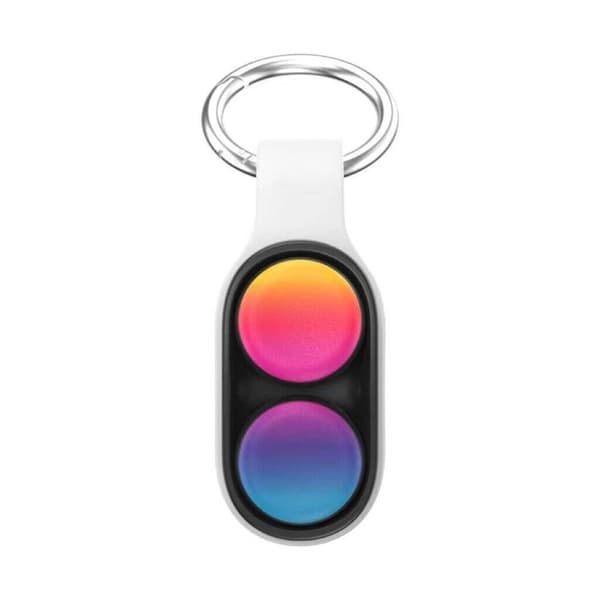 Mordely Pop Puck Hand Spinner Elastisk Pop up Magnet Leksaker LILA Purple